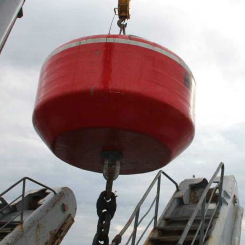 BV Chain Through Buoy for Ship Berthing Polyurethane Reinforcement Mooring Buoy