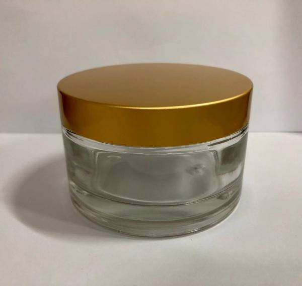 Buy cheap 200g Glass Face Mask Cream Jars Cream Botttle Skincare Packaging , big capacity OEM from wholesalers