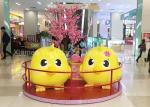 Promotional Cartoon Chicken Statues , Fiberglass Cartoon Characters Polished