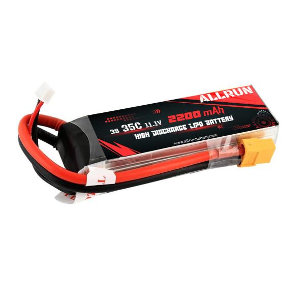Buy cheap 35C High Discharge Lithium Polymer Battery 3S 11.1 V 2200mAh LiPo Battery from wholesalers
