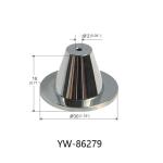 Brass Plated Satin Silver ∅20*20mm Dia Ceiling Attachment Hardware Part YW86277