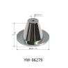 Buy cheap Ceiling Attachment Cylindrical Trapezoidal Brass Plated Nickel YW86278 from wholesalers