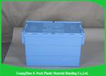 Commercial Distribution Plastic Attached Lid Containers For Transportation And