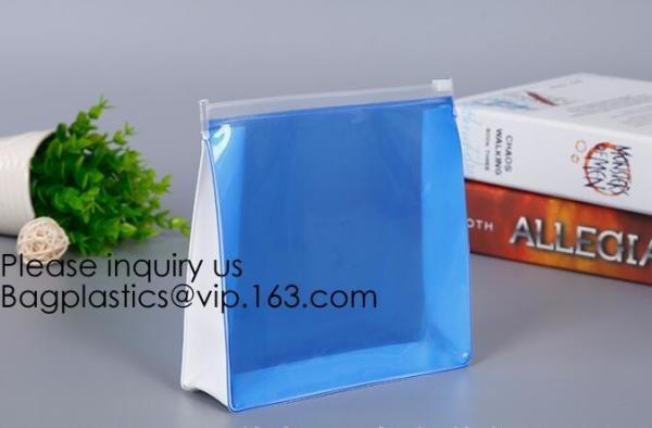 Buy cheap Clear Eva Pvc Bag With Zipper Swimwear Packaging Bag,Holographic Trendy Cosmetic Pvc Bag Portable Travel Makeup Bag from wholesalers