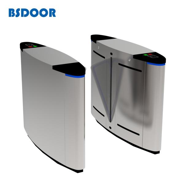 Buy cheap Automatic 304 Stainless Steel Red Soft Flapper Security Turnstile Gate from wholesalers