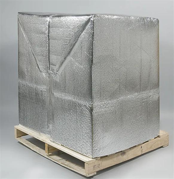 Food Beverages Transportation Aluminum Foil insulated bubble bag Thermal Pallet