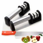 Easy Manual Ceramic And Tungsten Premium Quality Stainless Steel Knife Sharpener