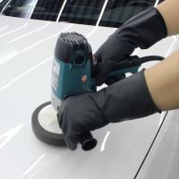 Buy cheap Comfortable Industrial Rubber Gloves Excellent Grip Length 30cm – 35cm product