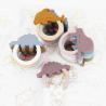 Buy cheap Colorful Silicone Baby Teether With Cartoon Animal Penguin Shape from wholesalers