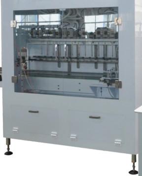 Anticorrosive Bleach Filling Machine Chemical Packaging Machines 12 Heads 1800