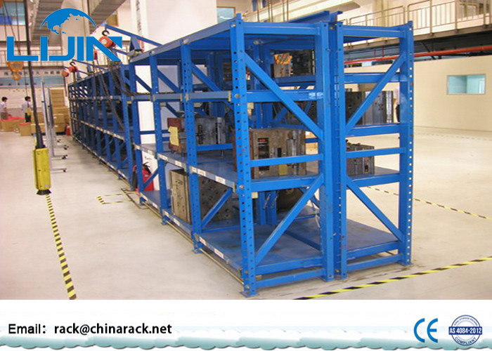 Heavy Duty Rust - Protection Mould Storage Racks , Easy Install Metal Shelf System
