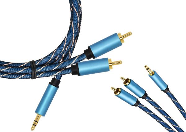 Buy cheap 3.5/2 RCA Gold Plated Extension Cable from wholesalers