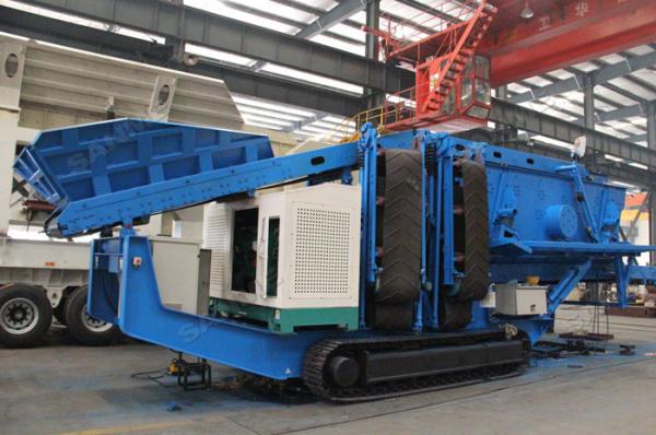 Buy cheap Road Concrete 900t/H PLC Crawler Mobile Screening Plant from wholesalers