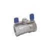 Buy cheap 1/4''-4.0'' Stainless Steel 1PC Butterfly Handle Mini Ball Valve with Thread End NPT BSPT from wholesalers