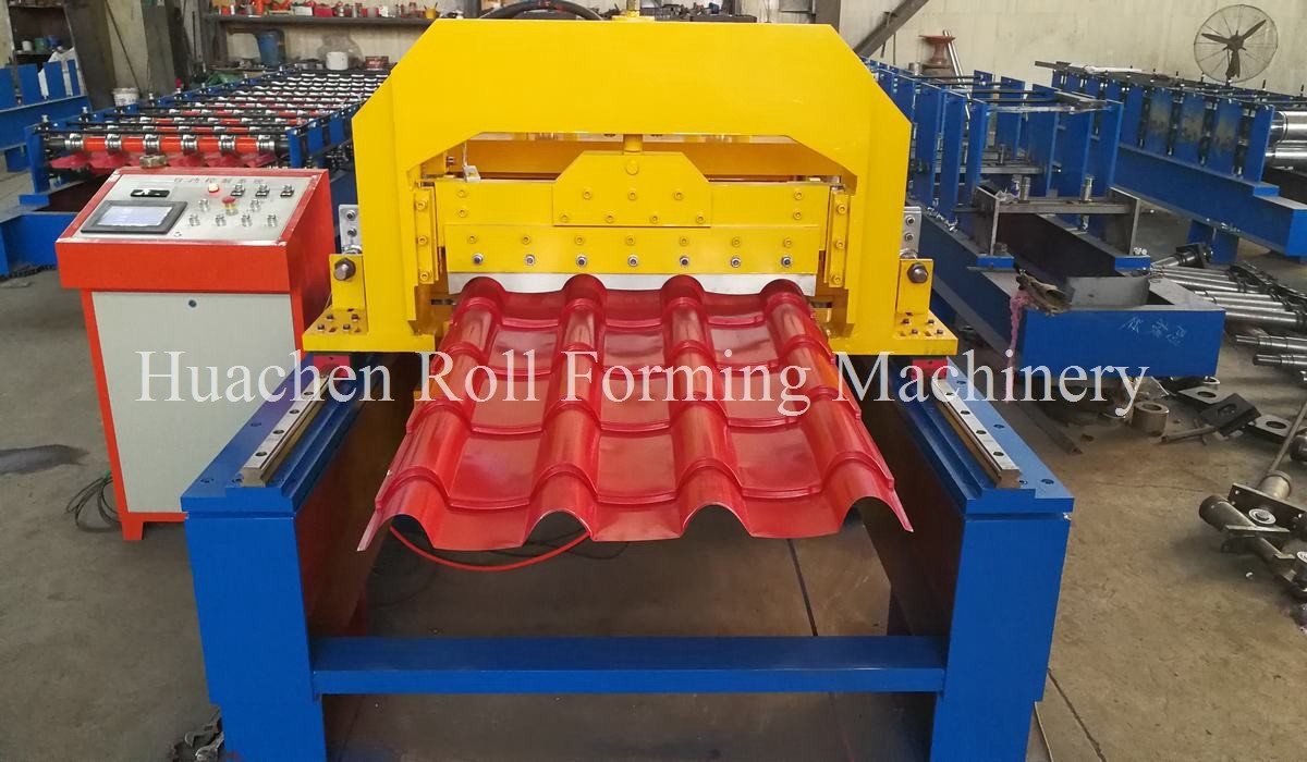 Produce roof tile forming machine/Glazed tile making machine/Steel sheet roll former