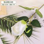 Artificial snow mountain rose single red artificial flower wedding home