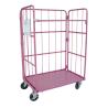 Buy cheap Metallic Folding Roll Cage Trolley Bright Electro Zinc Plated Finish from wholesalers
