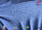 Weft knit Rayon Viscose Brushed Polyester Spandex Fabric Twill Type For Yoga