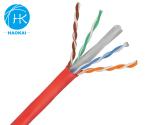 PVC Jacket Cat 6 Network Cable 23awg 8 Conductor Cca Communication Cable