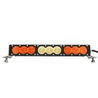 Buy cheap Amber& White offroad led light bar 10W Cree PC lens DHCB-L90SDC product