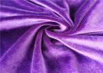 250gsm Spandex Ks Korean Velvet Fabric Solid Colour 95% Polyester 5% 0.5MM For