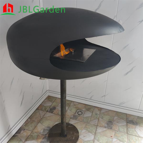 Buy cheap Indoor Free Standing Real Fire Ethanol Fireplace Corten Steel Material from wholesalers