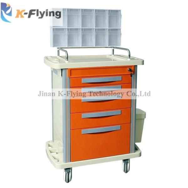 Buy cheap Abs Plastic Movable Anesthesia Hospital Medical Trolley Cart from wholesalers