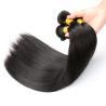 Buy cheap Natural Black Real Straight Human Hair Extensions Bundles No Shedding from wholesalers