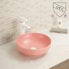Buy cheap Sanitary Ware Counter Top Bathroom Sink Vessel White Round Wash Basin from wholesalers