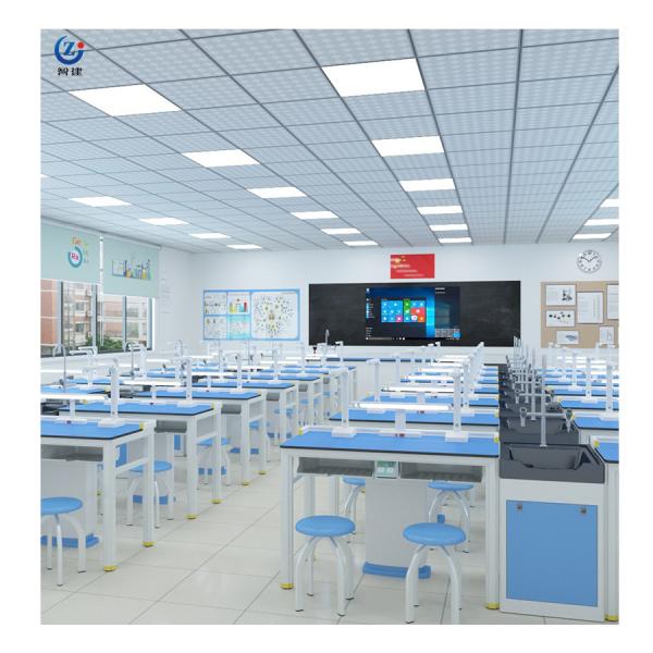Buy cheap Metal Biology Lab Furniture Table Corrosion Resistant Customized Sturdy from wholesalers