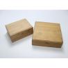 Buy cheap Custom Logo Wooden Crate Gift Box , Small Packaging Square Wooden Box With Magnetic Lid from wholesalers