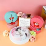 Round Dia 15x5cm Small Jewelry Packaging Boxes Eco Friendly Necklace Storage Box