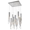Buy cheap Modern chrome crystal ceiling chandelier for dining room long loft staircase Long Chandelier(WH-CY-177) from wholesalers