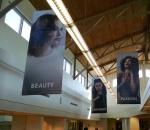 Full Color Fabric Hanging Banners Advertising Promotion Hanging Vertical Banners
