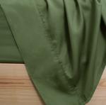 100% Bamboo Fiber Solid Color Customized Bedding Set Bedsheets Set Popular