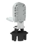 3- Black 288 Cores Fiber Optic Splice Closure Cable Joint Box for Network FTTH