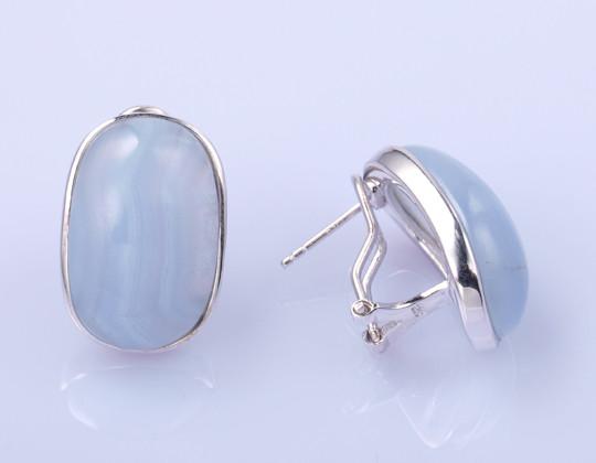 Colorful CZ Stud Earrings Nickel Free Silver Jewelry For DIY Gifts And Jewelry