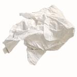 High cotton Recycled Regular size white cotton 10kg Bag Cut Sheeting RAGS