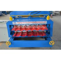 Buy cheap Corrugated Iron cold roll forming equipment , Concrete Roof Tile making Machine product