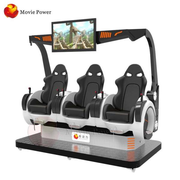 Fiberglass 9D VR Game Machine Coin Operated Shooting Simulator Realidad Virtual