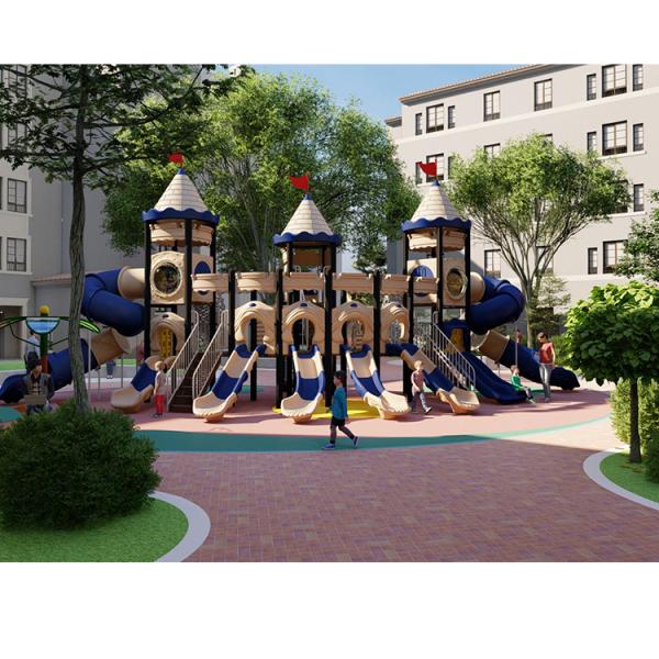 Buy cheap LLDPE Galvanized Steel Pipe Outdoor Playground Park For Children Play House from wholesalers