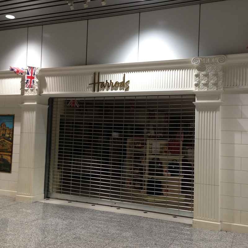 SAG19 Aluminum Alloy Security Roller Grilles For Department Store / Commercial Area