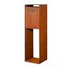 Buy cheap Outdoor Waterproof Metal Post Office Box Key Lock Corten Steel Mailboxes from wholesalers