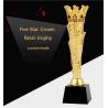 Buy cheap Medal Style Custom Resin Trophies Gold Or Silver Plated from wholesalers