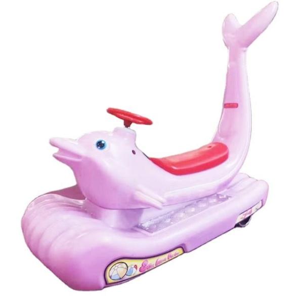 Unisex Electric Ride On Car for Kids and Adults Dazzling Colorful Dolphin
