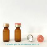 ISO9001 2ml Transparent Amber Glass Vial Chemical Glass Medicine vials With