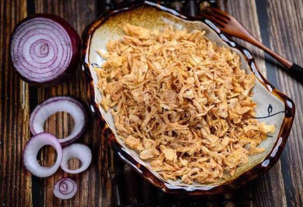 Buy cheap Golden 30*30mm No Additives Crispy Hot Dog Onions from wholesalers