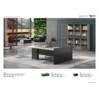 Buy cheap U Shaped Executive Office Desks With Hutch MDF PVC 180 Kgs Strong Wearability product