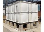 Small Size Flow Equalization Tank GRP Material 5 - 20mm Thickness White Color
