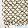 Buy cheap Exterior Bronze Ring Mesh Curtain Chainmail 18mm High Strenth from wholesalers